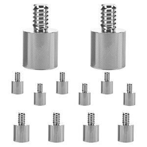 5Core Mic Stand Adapter 12Pcs 5/8 Female - 1/4 Inch Male Screw Connector